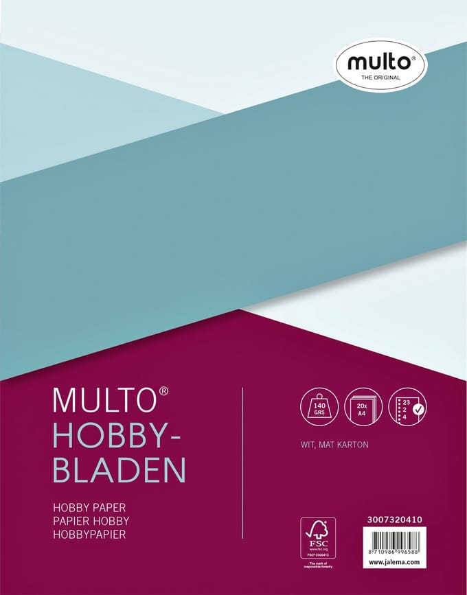 Interieur multo 23-gaats hobbypapier | 10 stuks