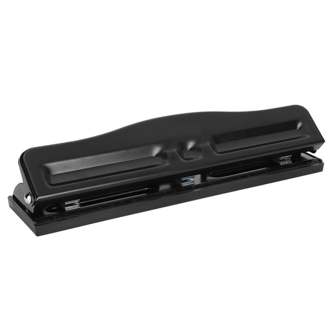 3 Gats Verstelbare Gatenpons Home Office DIY Handmatige Gatenmaker Accessoire Zwart black