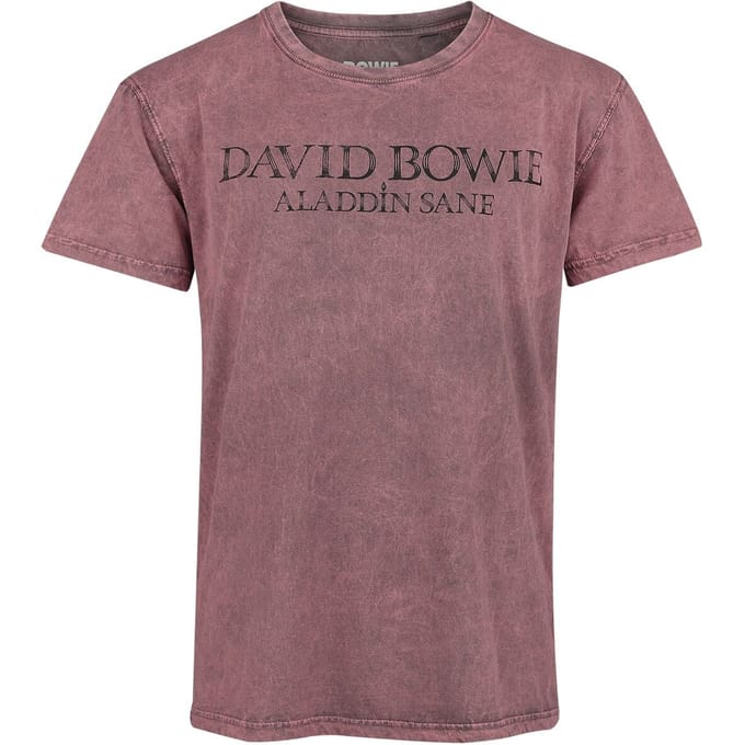 Bowie, David T-shirt - Aladdin Sane - S tot 3XL - voor Mannen - koraal