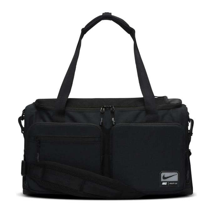 Nike Duffel Tassen Unisex - Zwart - One Size - Poly (Polyester)
