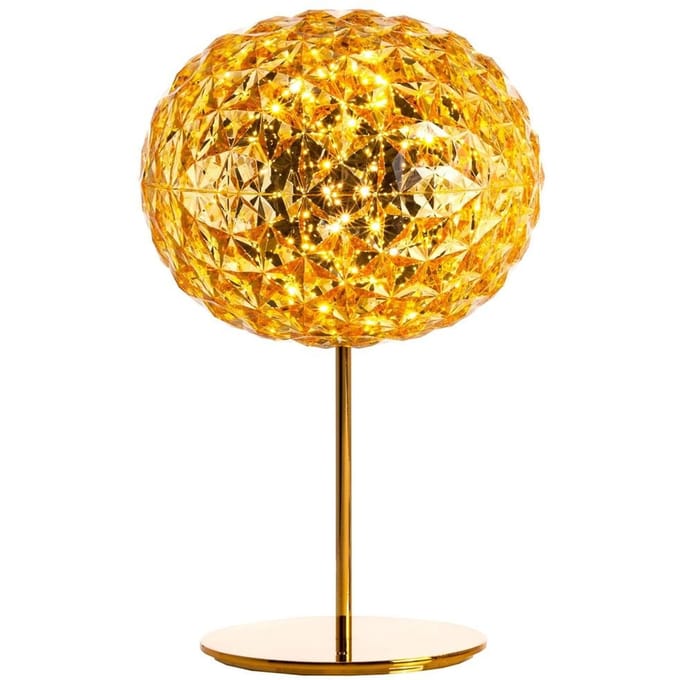Kartell Mini Planet Tafellamp op batterijen - amberkleurig