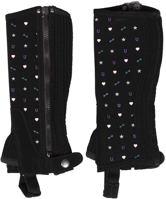 Mondoni Hearts&Horses JR Minichaps - Maat: 152 - Zwart - Polyester