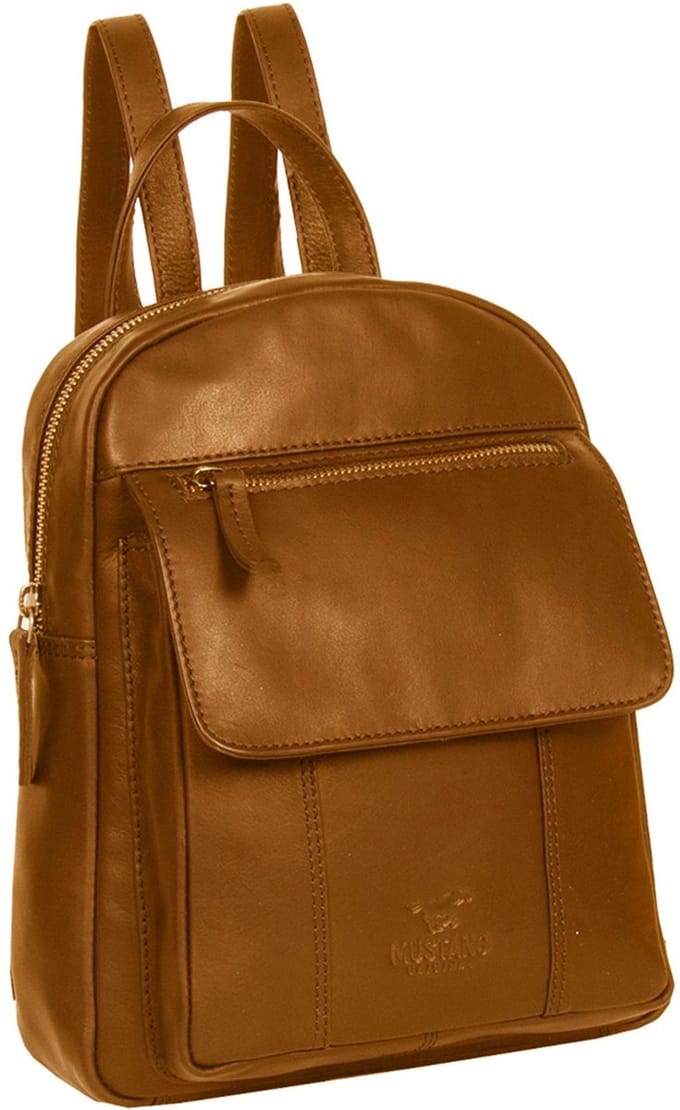MUSTANG Leren Rugzak Salamanca Celano Backpack Cognac Terracotta