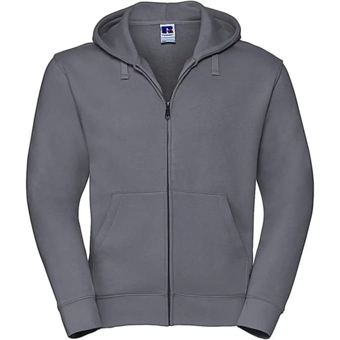 Authentic Full Zip Hoodie Sweatshirt 'Russell' Convoy Grey - M