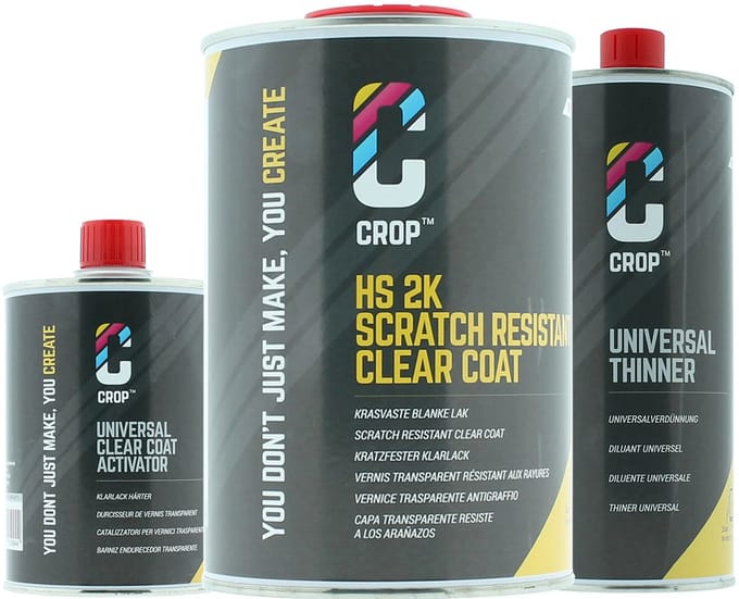 CROP 2K Krasvaste Blanke Lak - ACTIESET 2,5 liter