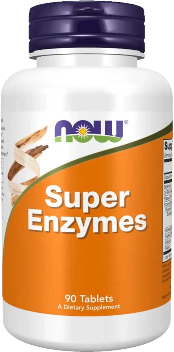 NOW Foods, Super Enzyme, 90 Tabletten