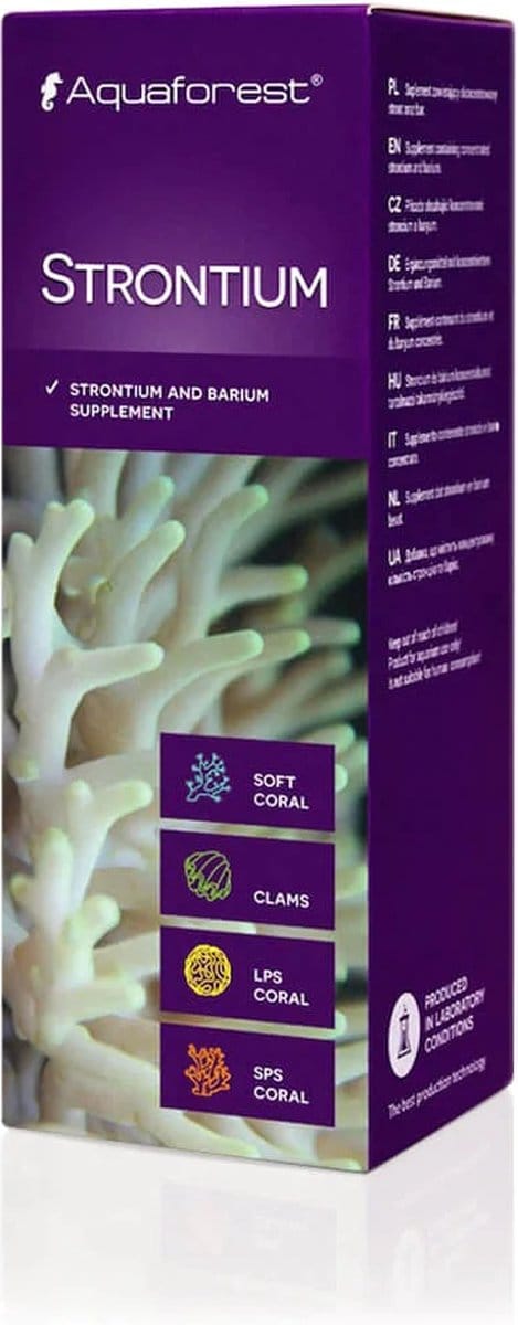 Aquaforest Strontium - Strontium Toevoeging