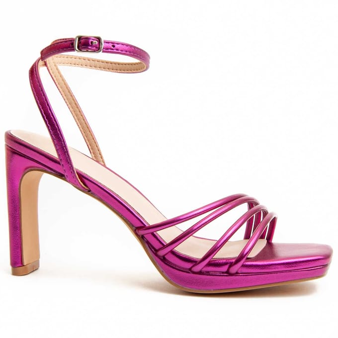 Montevita Heel Sandal Sandale4 In Fuchsia