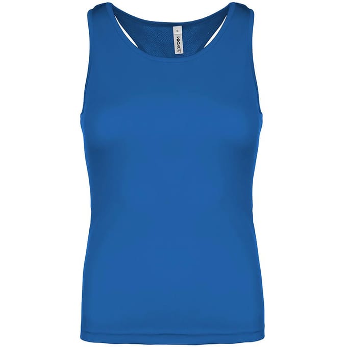 Damessporttop overhemd 'Proact' Royal Blue - L
