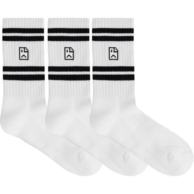 A-DAM 3-pack Crew Socks Nono Bono Undyed Größe: 36-40 | Socken Outlet | Unisex