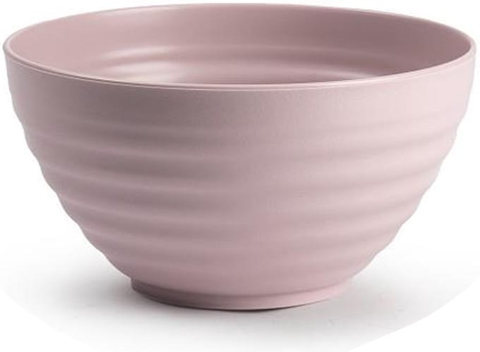 Plasticforte Schaaltjes - roze - kunststof - 15 x 8 cm - kommen