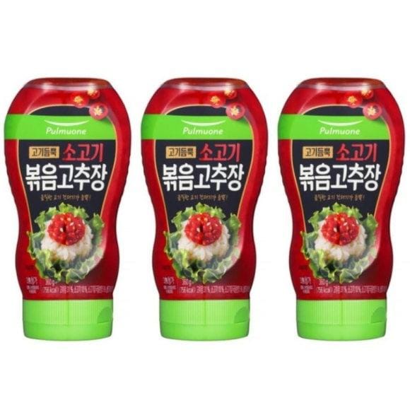 PULMUONE Rundvleesrijke Roergebakken Gochujang(Koreaanse rode chilipasta), 360g (3 opties) 2PCS
