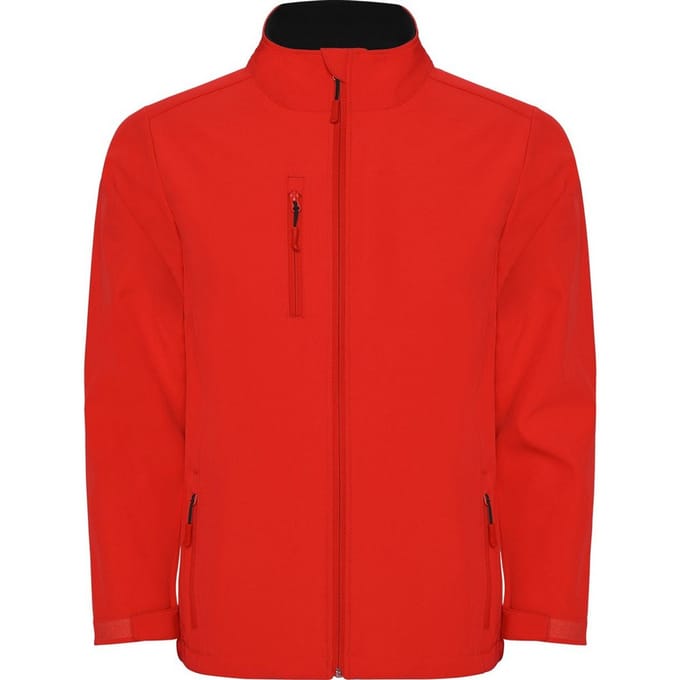 Roly Heren Nebraska Soft Shell Jas (Rood)
