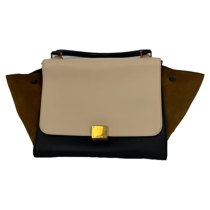 Celine Medium Trapeze tas in veelkleurig leer