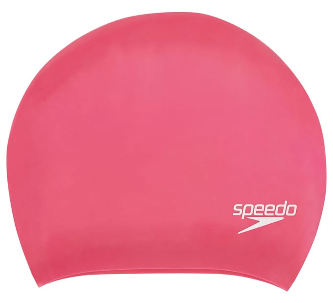 Speedo Long Hair Cap Roze Unisex Badmuts - Maat One size