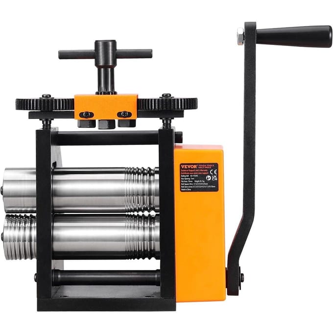 Walsmachine, 2,95 /75 mm Sieraden Walsmachine, 1: 2 Versnellingsbak, 3-in-1 Multifunctionele Walserij, 0,03-6,5 mm Persdikte voor Metaal