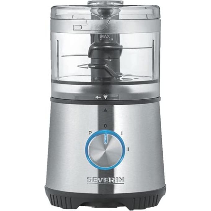 SEVERIN Keukenmachine KM 3865 - food processor - 400 W - brushed stainless steel/black
