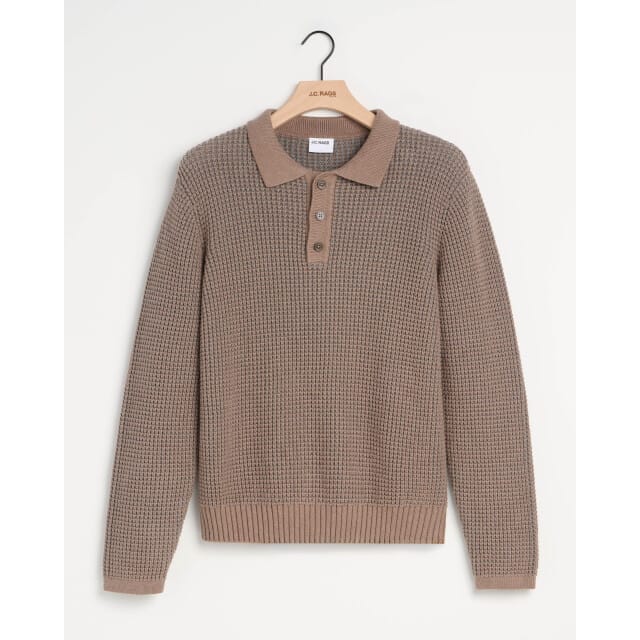 J.C. Rags Baker polo long sleeve