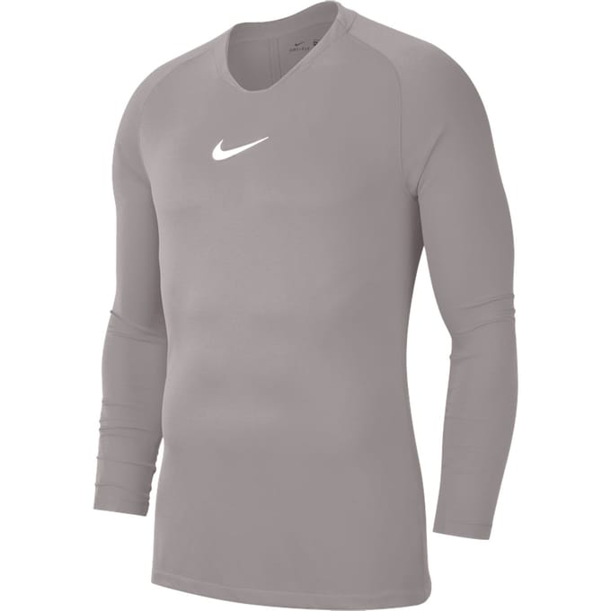 Nike Park First Layer Shirt Lange Mouw - Grijs | Maat: S