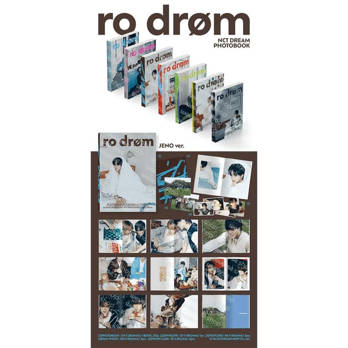 NCT DREAM - 2026 NCT DREAM [Ro droom] FOTOWERKBOEK (JENO versie) JENO ver. gray