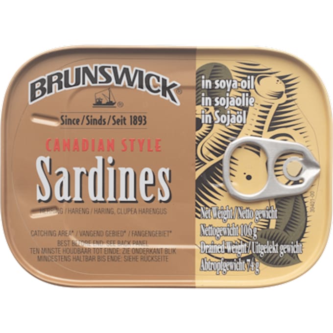 Sardines naturel/soja