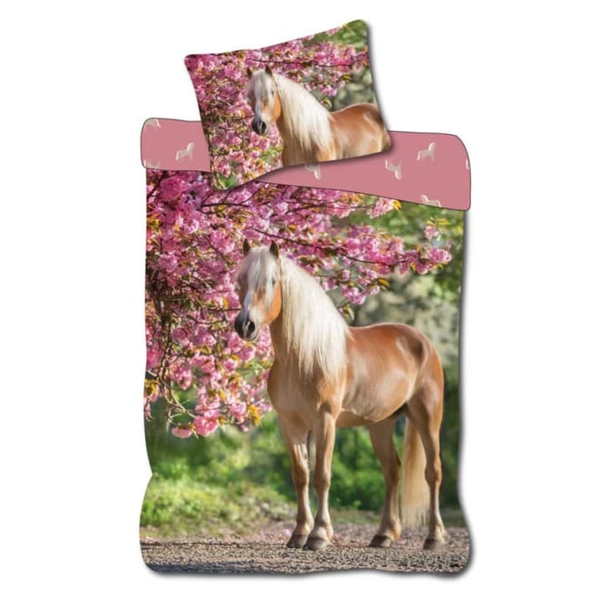 Paarden Dekbedovertrek peuter 100 x 135 cm