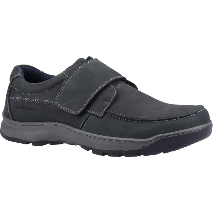 Hush Puppies Heren Casper Leren Schoenen (Marine)