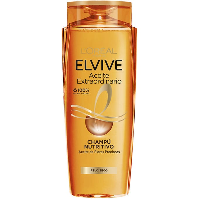 L'Oréal Paris - Intens Voedende Shampoo Elvive Extraordinary Oil 700 ml