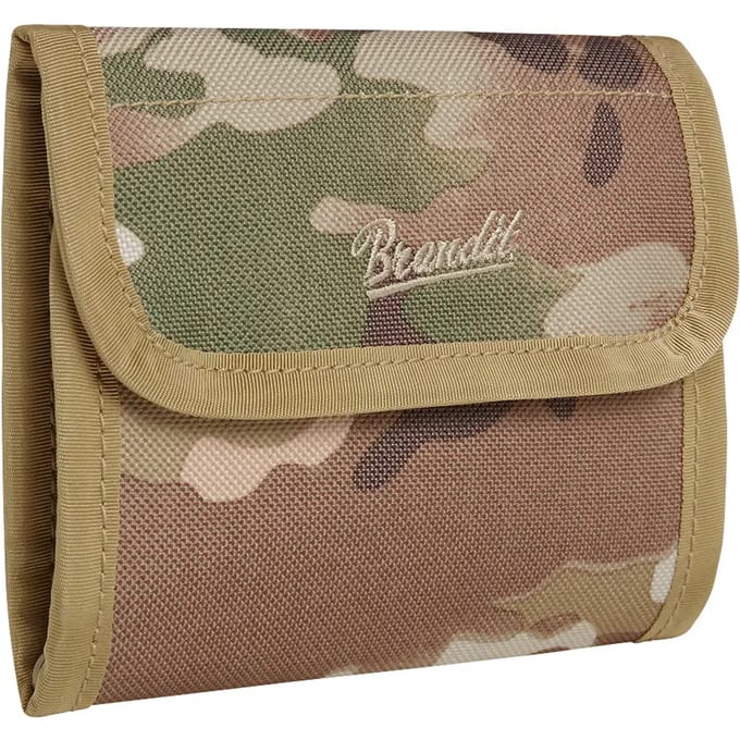 Brandit - Five tactical camo Bifold portemonnee - One size - Groen