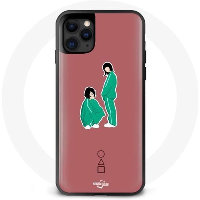 Coque Iphone 13 pro max série Squid Game Ji Yeong No 240 AND Kang Sae Byeok No 067