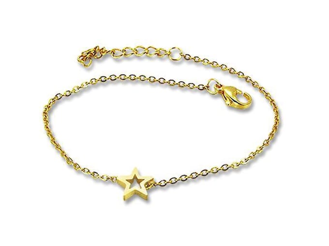 Amanto Armband Emgre G - 316L Staal - Ster ∅8mm - 18+3cm