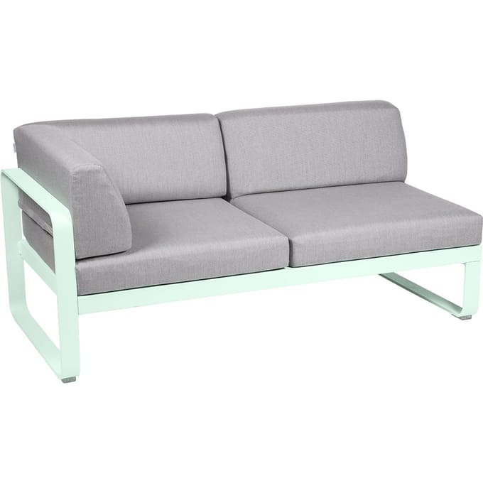 Fermob BELLEVIE hoekmodule links - A7 gletsjermunt - 79 Flanelgrijs
