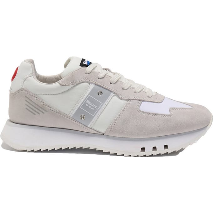 schoenen man wit-grijs