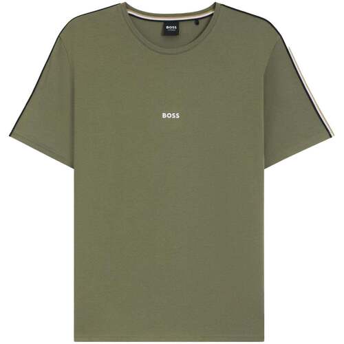 T-shirt Korte Mouw BOSS Lightweight Unique T-Shirt Green