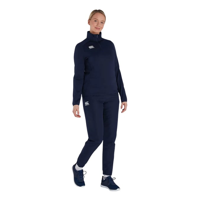 Trainingsshirt 1/4 rits voor dames Canterbury Club