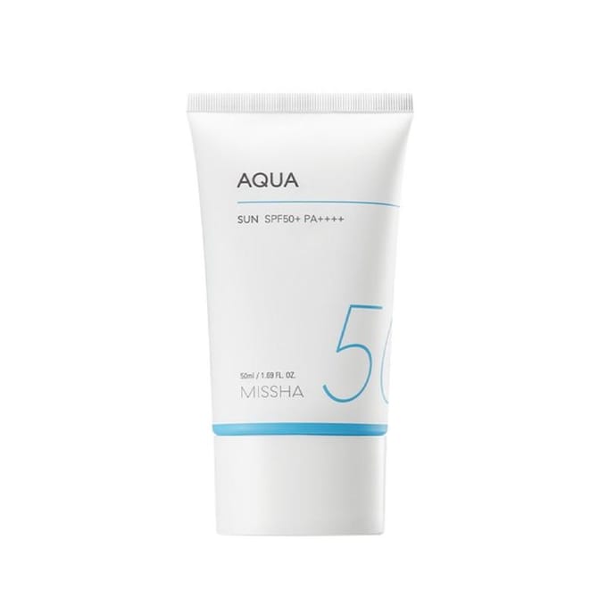 MISSHA All Around Safe Block Aqua Sun Cream SPF50+ PA++++ 50ml white