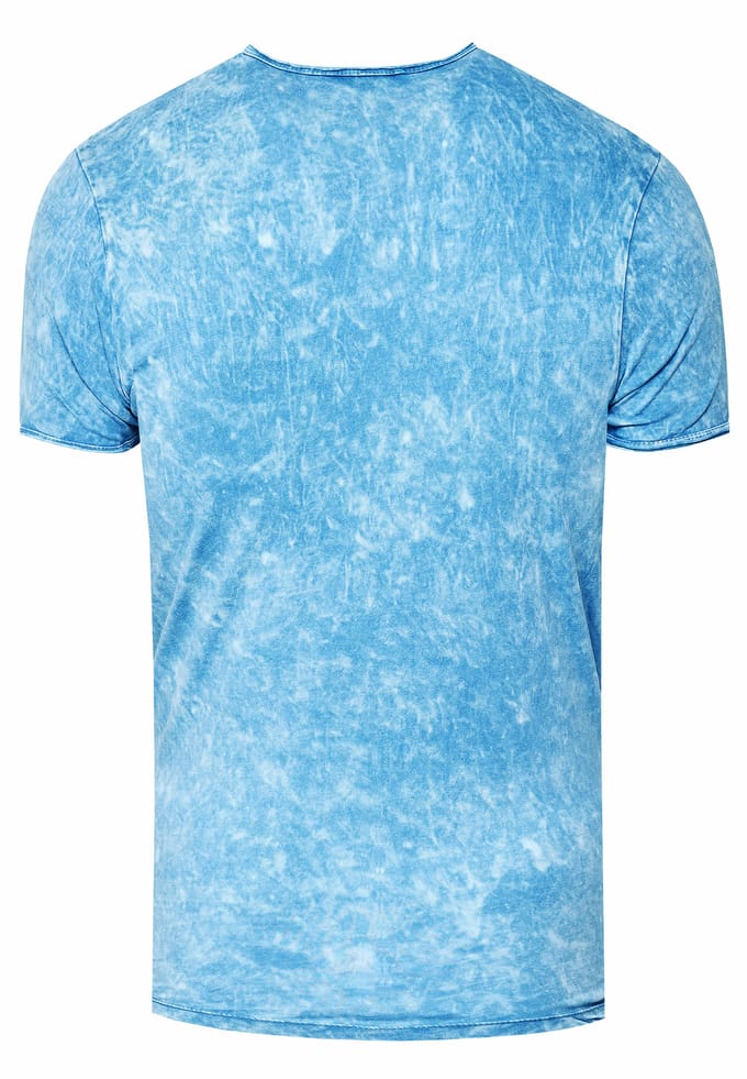 gewassen T-shirt met adelaarprint