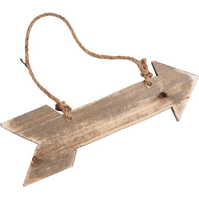 Houten bord "Pijl"