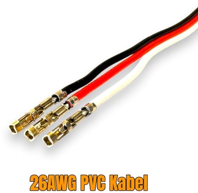 Premium Servo Verlengkabel 3-pins 26AWG voor Modelbouw - Flexibel en Compatibel