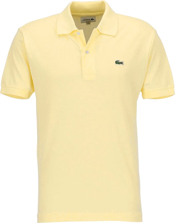 Lacoste Classic Fit polo - geel