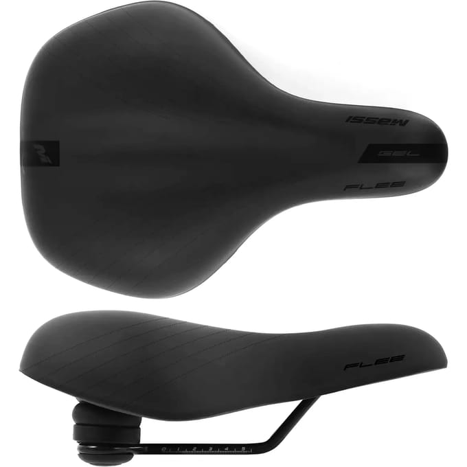 Massi Flee Gel Elastomer Zadel Zwart 190 mm Man,Vrouw