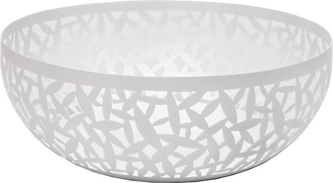 Alessi Cactus! Rond Staal Wit serveerschaal
