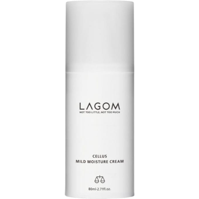 Lagom Cellus Mild Hydraterende Crème Hydraterende Barrière Verzorging 80ml white