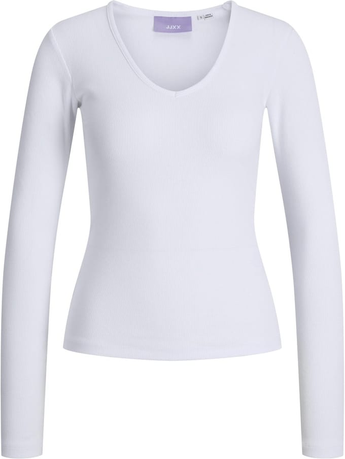 JJXX - Dames t-shirt - Maat S - Vrouwen - wit - katoen