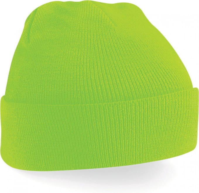 Beechfield Original Cuffed Beanie Flourescent Green