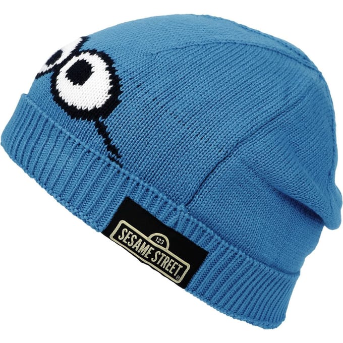 Sesame Street Cookie Monster Unisex Beanie - blauw - Standard