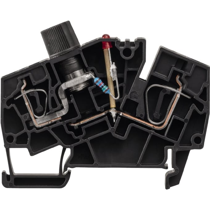Weidmuller ZSI 6-2 Zekering Terminaal Met LED 6mm² - 1867500000 [20 Stuks]