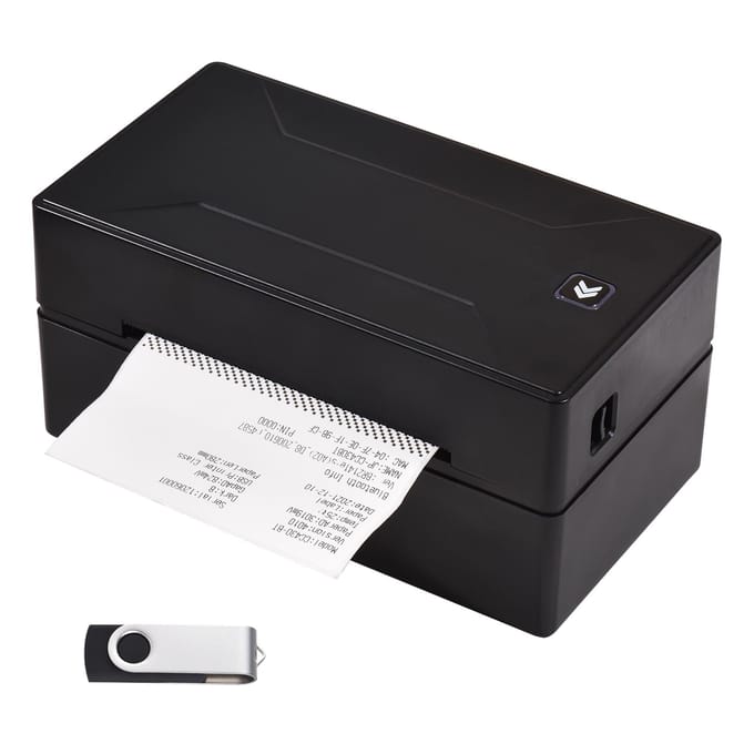 Desktop thermische labelprinter voor 4x6 verzendpakket Labels afdrukken Alles-in-één labelmaker B-US