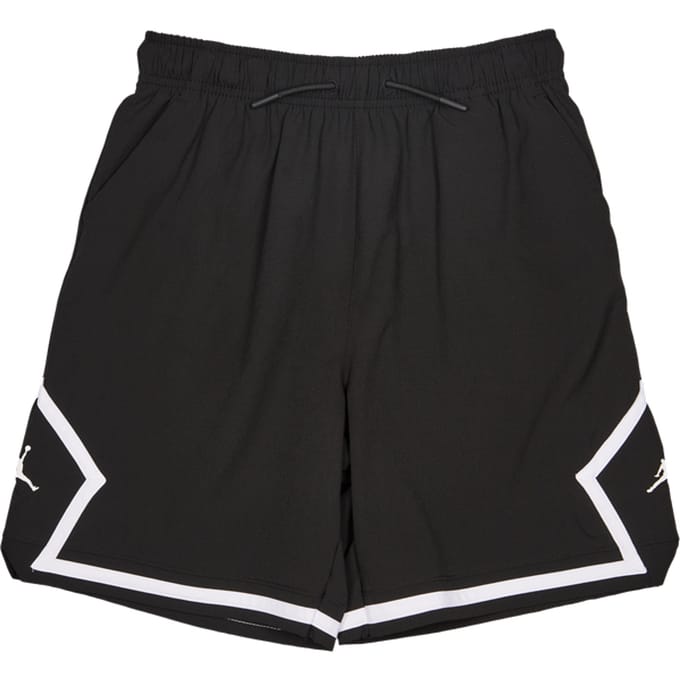 Jordan Diamond Woven Korte Broeken Kinder - Zwart - Maat 137 - 147 CM - Poly Woven