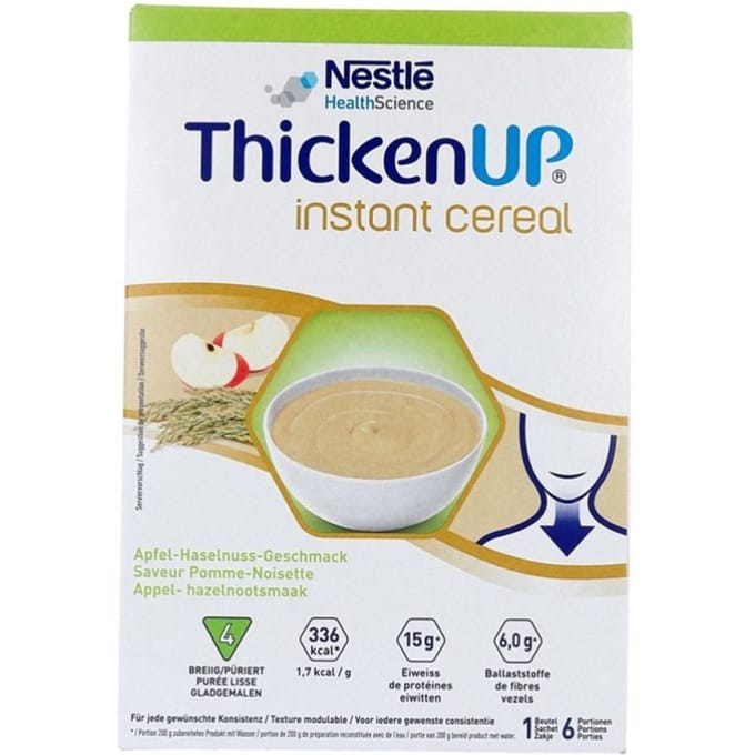 Nestlé ThickenUp® Instant Cereal Appel-hazelnootsmaak 450 Poeder